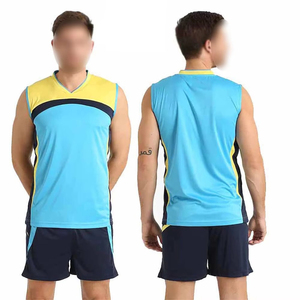 Ensemble d'uniformes de volley-ball personnalisés 2026 en polyester respirant à manches courtes, imprimés par sublimation, pour tenue d'équipe - Product Image 2