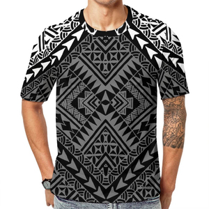 Camisa Hawaiana Polinesia de Corte Holgado, Suave y Cómoda para Vacaciones, con Diseño Tribal Polinesio, de Alta Calidad - Product Image 5