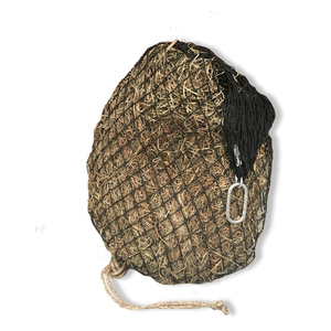 Filet à foin en maille pour alimentation lente 50x20x40cm, filet d'alimentation durable pour chevaux avec mousqueton - Product Image 2