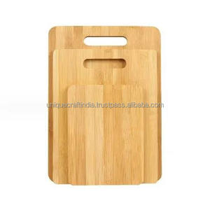 Planche à découper classique en bois de cerisier, faite à la main, durable, plateau de service rustique pour le pain, le fromage et les légumes - Product Image 2