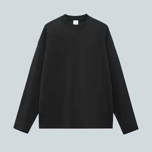 Maglietta a Maniche Lunghe Personalizzata del Produttore, Leggera e <span class=keywords><strong>Termica</strong></span> per Uomo, 100% Cotone - Product Image 2