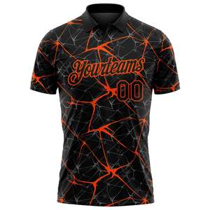 Polo d'équipe de paintball professionnel, sublimation intégrale, polyester, vêtements de sport, fournisseur OEM ODM, export en gros, qualité supérieure - Product Image 2