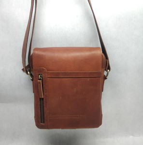 Bolsos Bandolera de Cuero Genuino Crazy Horse con Cremallera Metálica, Suministro Directo de Fábrica al por Mayor, Exportación Mundial, Precio de Venta en India, Estilo Vintage - Product Image 4