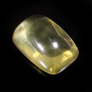 Quartz citron naturel, taille cabochon, pierre précieuse jaune, pour la création de bijoux - Product Image 1
