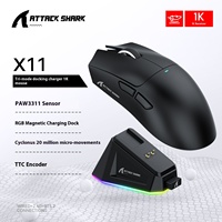 Aanval Haai Gaming Muis X 3X6X11 Draadloze Muizen Paw3395 Sensor