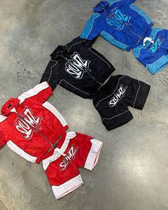 Nueva Llegada, Ropa Deportiva para Hombre, Camiseta Informal para Gimnasio, Conjunto de 2 Piezas, Pantalones Cortos, Venta al por Mayor, Logotipo Bordado, Conjunto de Camiseta para Hombre - Product Image 4