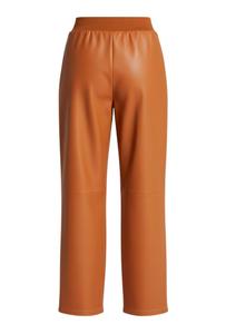 Ensemble de survêtement pour femme en cuir PU de qualité supérieure, sweat-shirt oversize et pantalon large – Tenue décontractée de luxe en deux pièces pour le streetwear - Product Image 6