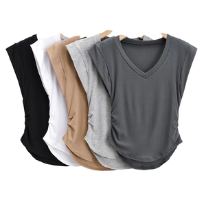 Camisetas sin mangas deportivas para mujer 2026, diseño casual racerback, ajuste holgado, transpirables, con logo, para gimnasio, correr, verano, atléticas - Product Image 2