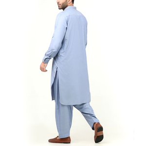 Robe Shalwar Kameez Pakistanaise en Coton Grande Taille pour Homme, Personnalisable avec Logo, Prix de Gros, Été Hiver, Décontractée, pour Fêtes, Respirante - Product Image 3