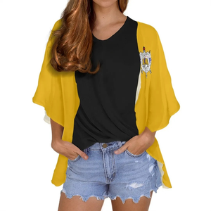 เสื้อแจ็คเก็ตชีฟอง Sigma Gamma Rho สำหรับผู้หญิง เสื้อคลุมบางเบา สไตล์กรีก สำหรับชมรมนักศึกษา แฟชั่นลำลอง แขนยาว แบบสั่งทำ - Product Image 1