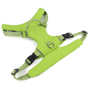 Arnés reflectante resistente para perros, sin tirones, ajustable, tipo chaleco de entrenamiento para mascotas con asa, doble clip y anillo para correa delantera y trasera - Product Image 2