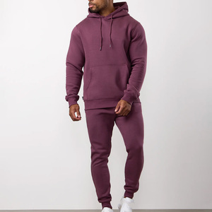 Wholesale Mens Workout Tracksuit Set Heavyweight Cotton Custom Gym Tracksuit Men OEM Supplier - Product Image 4