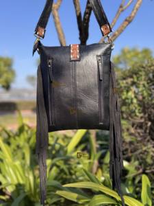 Hand Tooled Carving Handbag Real Cowhide Leather Fringe Bohemian Wholesale Designer <b>Bags</b> Hot Selling <b>Bags</b> for <b>Women</b> - Product Image 5