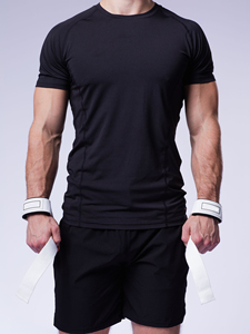Sangle de musculation avec balle de massage en coton et silicone, logo personnalisé pour l'entraînement et l'haltérophilie - Product Image 3