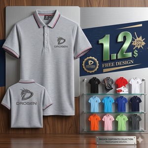 เสื้อกอล์ฟแขนยาวสีกากีสำหรับผู้ชายไซส์ใหญ่พิเศษ เนื้อผ้าเจอร์ซีย์ฝ้าย 100% น้ำหนักเบา 260 กรัม ระบายอากาศได้ดี พิมพ์ลายซิลค์สกรีน 3 มิติ - Product Image 5