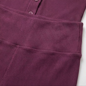 Ensemble de yoga sans couture extensible et respirant pour femme, tenue de sport personnalisable avec logo pour la gym et l'exercice, vente en gros - Product Image 5