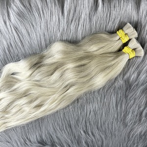 Extensiones de cabello humano virgen 100% de tendencia superior Cabello vietnamita crudo a granel de lujo - Product Image 5
