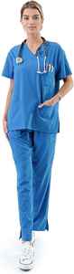 Vêtements médicaux extensibles dans quatre directions, flexibilité maximale, haute endurance, vêtements de santé, uniforme d'hôpital pour femmes - Product Image 2