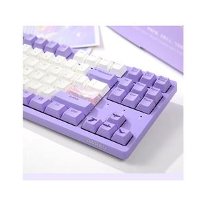 Scopri la tastiera meccanica da gaming A87 in DREAM Theme con layout compatto a 87 tasti, switch Cherry MX e keycap in PBT - Product Image 3