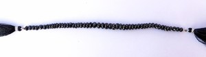 Cuentas redondas facetadas de espinela negra natural, hilo de piedras preciosas, cuentas sueltas para la fabricación de joyería al por mayor - Product Image 5