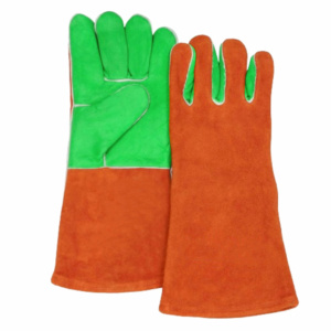 Guantes de Soldadura TIG Personalizables de Cuero Vacuno de Grano de Cabra Duradero, Guantes de Barbacoa de Construcción Sin Costuras de Alta Resistencia - Product Image 3