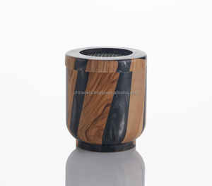 Quemador de Incienso de Resina Epoxi y Madera Hecho a Mano, Porta Incienso Decorativo Premium para Decoración del Hogar Árabe, Regalos de Ramadán y Eid, Estilo Indio - Product Image 1