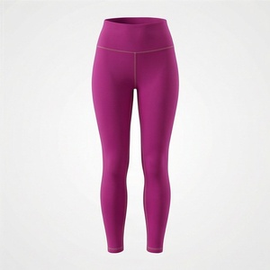 Leggings de sport taille haute pour femmes, respirants, sans coutures, collants de fitness, pantalons de yoga sublimés, tissus tricotés décontractés - Product Image 1