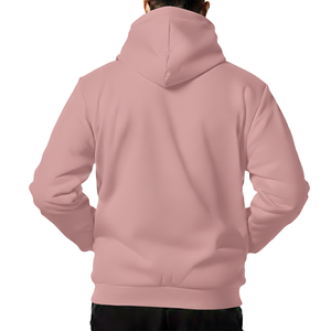 Sweat à capuche zippé en molleton polyester 240g teint en fil pour homme, couleur unie, avec logo personnalisé, veste à capuche pour homme, vêtement d'extérieur - Product Image 4
