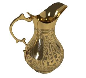 Jarra para servir agua de la mejor calidad, decoración de olla de agua para casa, Hotel, restaurante, logotipo personalizado, tetera de agua de metal de diseño moderno - Product Image 1