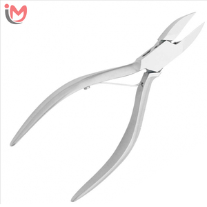Professional Gold Color Stainless Steel Nail Clipper with Concave Blades Barrel Spring and Back <b>Lock</b> for Toenail Cutter OEM - Product Image 5