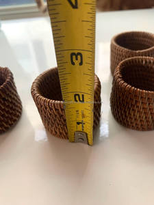 ห่วงรัดผ้าเช็ดปากทำจากไม้ไผ่ที่เป็นมิตรกับสิ่งแวดล้อมสำหรับการตั้งค่าอาหารค่ำของตกแต่งบ้านงานปาร์ตี้และการนำเสนอโต๊ะในครัวแบบชนบท - Product Image 2