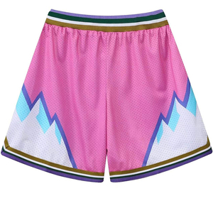 Shorts en maille personnalisés par sublimation, livraison directe usine, pour la plage et la natation, séchage rapide, vente chaude - Product Image 5
