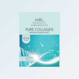 Masque facial en feuille Embiel Pure Collagen Intensive Mask Sheet, 10 feuilles, masque facial au collagène, masque en feuille au concombre - Product Image 2
