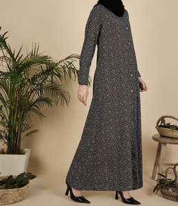 Best Selling Beautiful Dubai Women <b>Abaya</b> Traditional Islamic Muslim Clothing & Accessories Floor Length Long Sleeves Front Open - Product Image 6
