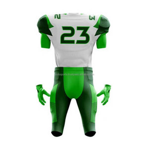 Custom American football uniform <b>set</b> with padded jersey and pants breathable quick dry fabric for youth adult school or team use - Product Image 2
