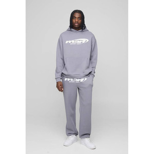 Conjunto Deportivo Personalizado de 2 Piezas para Hombre, Sudadera con Capucha Extra Grande de Felpa de Algodón 100 % de 420 g/m², Corte Regular, Informal, Ecológico, para Invierno - Product Image 1