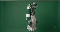 Maillot de gardien de but de hockey sur glace personnalisé imprimé, vert et blanc, 100 % polyester, séchage rapide, taille élastique, sans manches, adulte unisexe, logo OEM