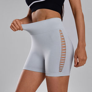 Shorts Deportivos para Mujer, Transpirables, de Secado Rápido, Cintura Elástica, Tela de Spandex/Poliéster de Alta Calidad, Precio al por Mayor - Product Image 3