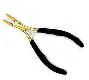 Pince à extensions capillaires avec poignées lisses de couleur personnalisée, construction métallique pour l'installation et le retrait des outils - Product Image 4