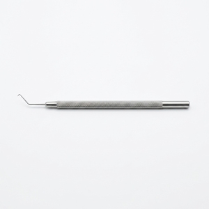 Spatule chirurgicale ophtalmique professionnelle Nagahara Tomahawk Chopper 116 mm, inclinée à 45 degrés, design distinctif - Product Image 3