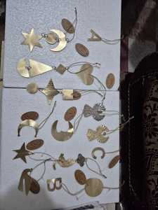 Metal Sacred Milagros Heart <b>Mirror</b> hone decor ex-votos Cross, <b>Small</b> Decorative Flaming Heart ornaments - Product Image 1