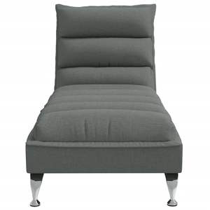 Chaise longue de massage gris foncé - Product Image 4