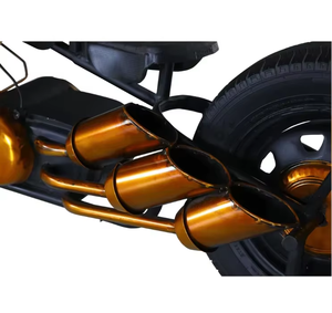 Manillar de Estilo Retro Personalizado para Motocicletas Clásicas, con Estructura de Acero Premium y Aspecto Vintage de Cruiser, Proveedor Indio - Product Image 5