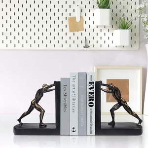 Serre-livres en métal argenté en forme de tête de cerf, robuste, pour organiser les livres au bureau et à la maison, accessoires pratiques et élégants pour bibliothèque - Product Image 6