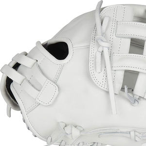 WARPRO INDUSTRY <b>White</b> 12.5 Inch Lightweight Knit Fabric Baseball Glove Durable Right-Handed <b>Throw</b> Professional Use Training High - Product Image 6