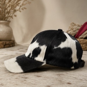 Casquette de baseball en fausse fourrure, imitant un motif animal, unisexe, réglable, chapeau tendance, à porter en toutes saisons - Product Image 3