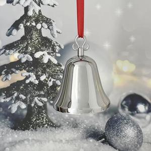Campanas Navideñas de Acero Inoxidable de Alta Calidad de Alabanza Enterprises, Adornos Colgantes Art Deco, Pieza Decorativa Hecha a Máquina, Color Rojo - Product Image 4