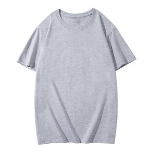 เสื้อยืดคอกลมแขนสั้นผู้ชาย OEM ผ้าฝ้าย 100% สีพื้นเรียบง่าย สวมใส่สบาย ทรงปกติ ผ้าถักเนื้อนุ่ม เป็นมิตรต่อสิ่งแวดล้อม - Product Image 3