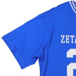 Camiseta de Fútbol Oversize Zeta Phi Beta Azul Rey para Mujer, Camisa con Letras Griegas ZPB de Chenilla, Ajuste Casual, Ropa de Sororidad - Product Image 6