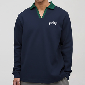 Le polo à manches longues pour homme est idéal pour les distributeurs, les importateurs, les détaillants et les vendeurs en ligne. Polos 100 % coton, originaux. - Product Image 4